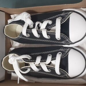 Converse Chuck Taylor All Star Oxford Infant Toddler Black Low-Top Sneakers